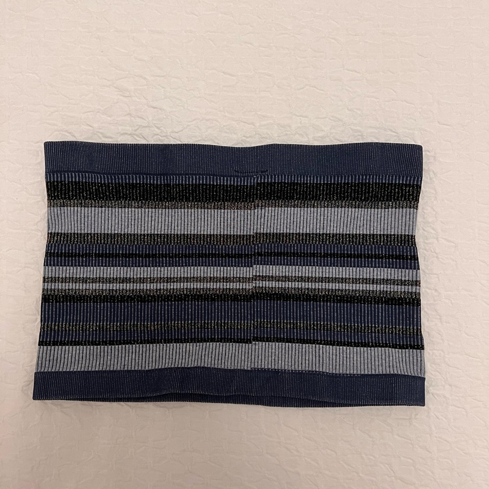 NikiBiki Blue Striped Tube Top – One Size - Picture 3 of 7